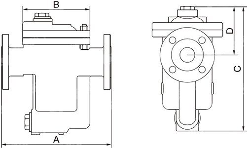 882F倒置桶式蒸汽疏水阀结构图